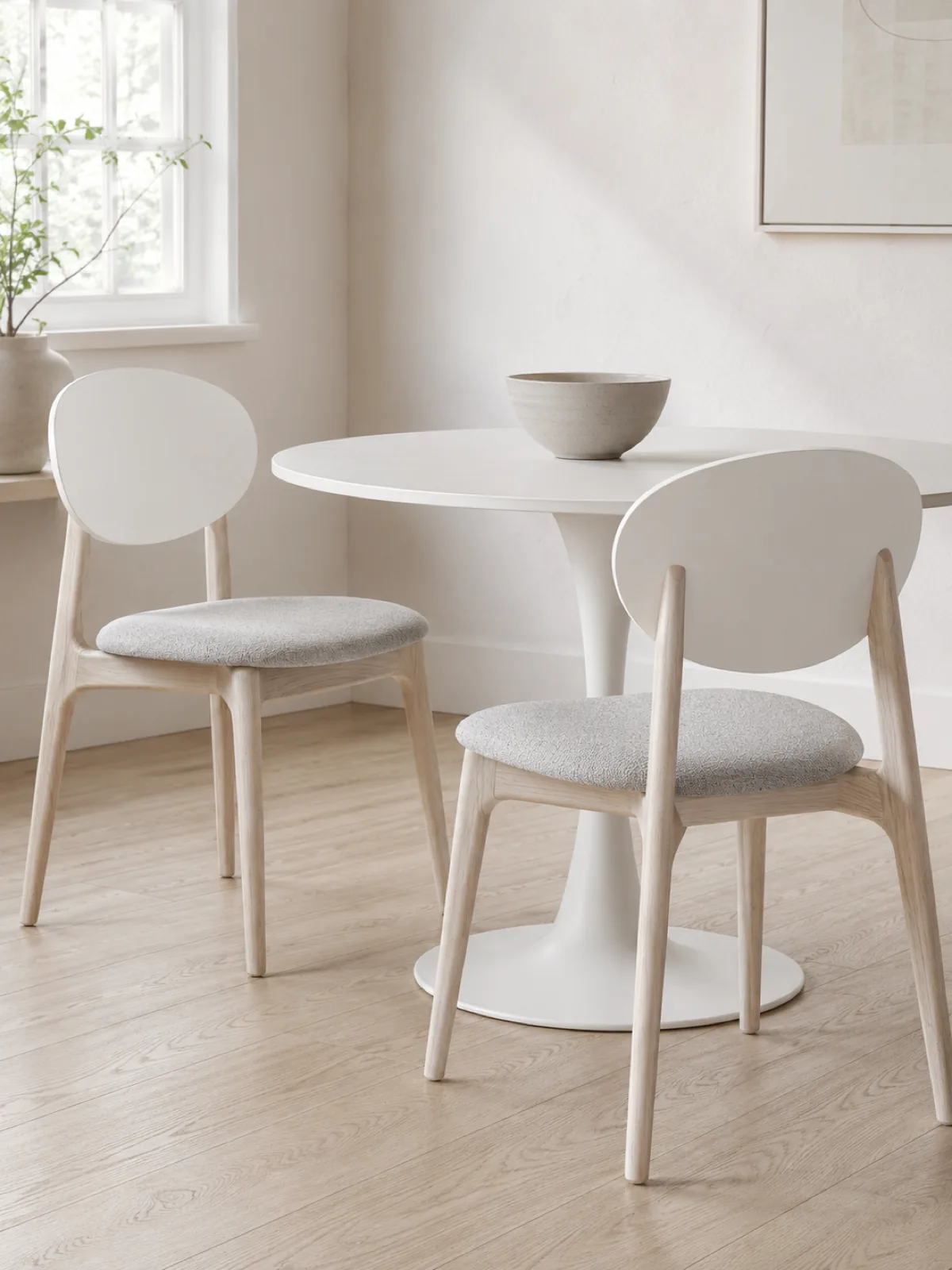 PVC Foil Backrest Panel — Off-white